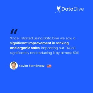 Rank Radar testimonial post showing Data Dive results