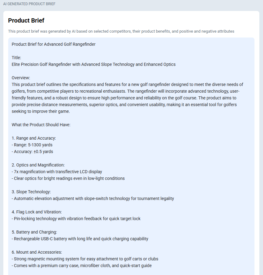 Why the AI Product Brief Is So Valuable