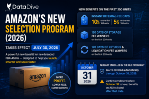 Amazon New Selection Program with Data Dive
